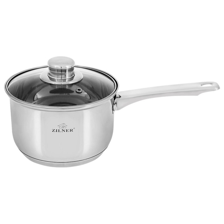 Garnki ze stali Zilner ZL 8077 zestaw garnków indukcyjnych z czajnikiem 2.5L Garnki ze stali Zilner ZL 8077 zestaw garnków indukcyjnych z czajnikiem 2.5L