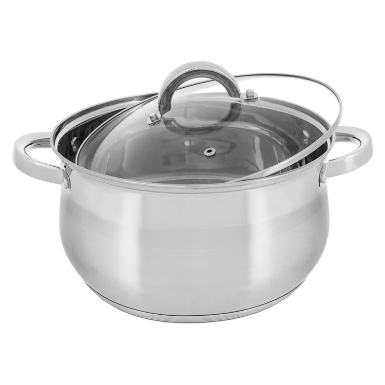 Garnki ze stali Zilner ZL 8101 zestaw 6 garnków indukcyjnych