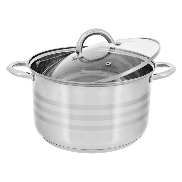 Garnki ze stali Zilner ZL 8102 zestaw garnków indukcyjnych z patelnią marmurową Garnki ze stali Zilner ZL 8102 zestaw garnków indukcyjnych z patelnią marmurową