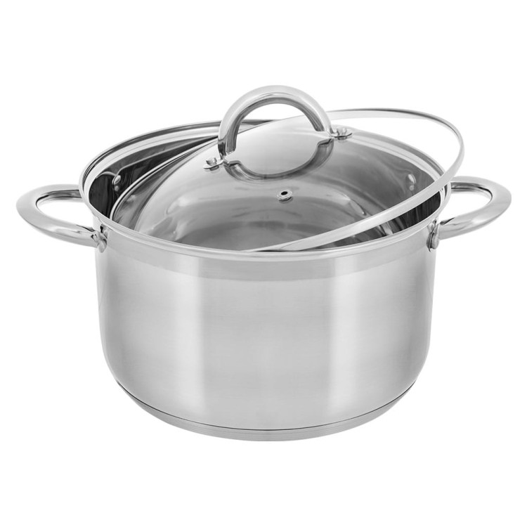 Garnki ze stali Zilner ZL 8109 zestaw 6 garnków indukcyjnych