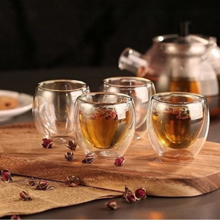 Szklanki termiczne Florina Malachit 250 ml zestaw 2 sztuki