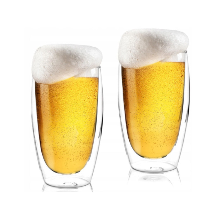 Szklanki termiczne MG Home 450 ml do kawy latte zestaw 6 sztuk Szklanki termiczne MG Home 450 ml do kawy latte zestaw 6 sztuk