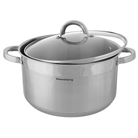 Garnek Klausberg KB 7126 gaz Indukcja 6 L stalowy z pokrywką
