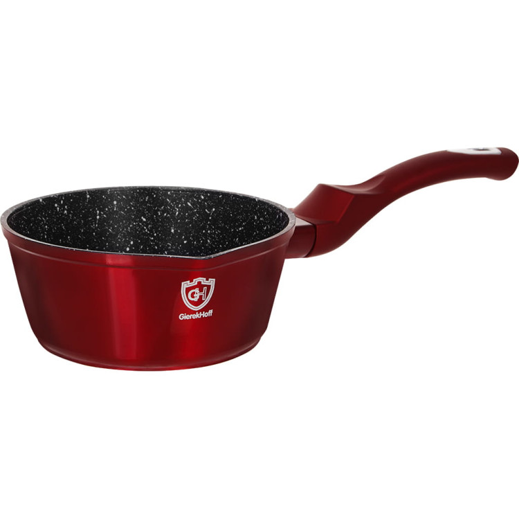 Garnki marmurowe na indukcję GierekHoff GH 1501 patelnia Tefal zestaw 16 elementów Czerwone Garnki marmurowe na indukcję GierekHoff GH 1501 patelnia Tefal zestaw 16 elementów Czerwone