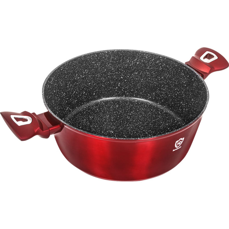 Garnki marmurowe na indukcję GierekHoff GH 1501 patelnia Tefal zestaw 16 elementów Czerwone Garnki marmurowe na indukcję GierekHoff GH 1501 patelnia Tefal zestaw 16 elementów Czerwone