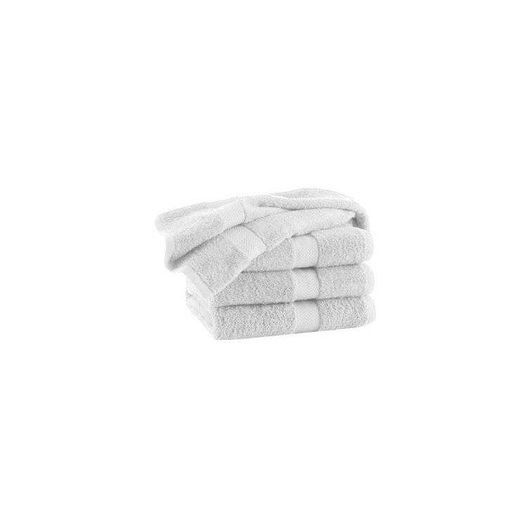 Komplet 4 ręczników kąpielowych Piruu 2x 70x140 i 2 x 50x100 bawełniane frotte białe