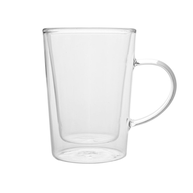 Szklanki termiczne z uchem Florina Malachit 340 ml zestaw 2 sztuki Szklanki termiczne z uchem Florina Malachit 340 ml zestaw 2 sztuki