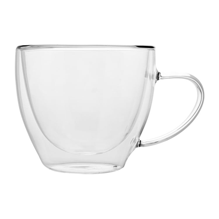 Szklanki termiczne z uchem Florina Malachit 270 ml zestaw 2 sztuki Szklanki termiczne z uchem Florina Malachit 270 ml zestaw 2 sztuki