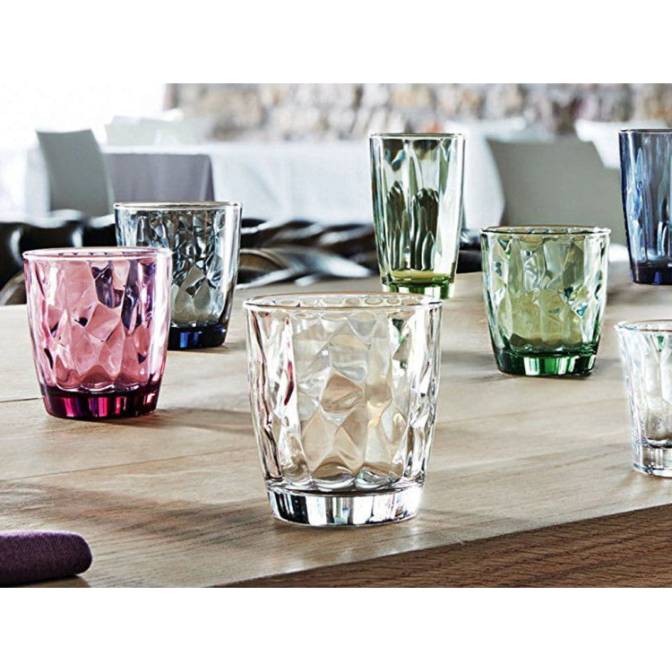 Zestaw 6 szklanek do napojów wody Bormioli Diamond 300 ml Zestaw 6 szklanek do napojów wody Bormioli Diamond 300 ml