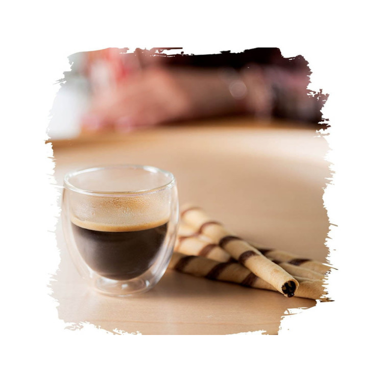 Szklanki termiczne do espresso Florina Malachit 100 ml zestaw 6 szklanek
