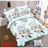 Pościel 140x200 bawełna satynowa 3D Cotton World gruba 2 części 2206