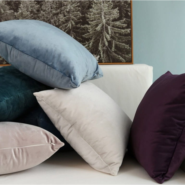 Poszewka na poduszkę dekoracyjna welurowa 50x50 velvet butlekowa zieleń Poszewka na poduszkę dekoracyjna welurowa 50x50 velvet butlekowa zieleń