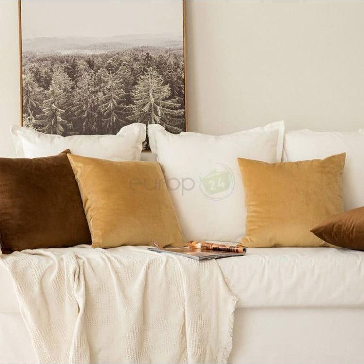 Poduszka dekoracyjna 40x40 velvet welurowa turkusowa Poduszka dekoracyjna 40x40 velvet welurowa turkusowa