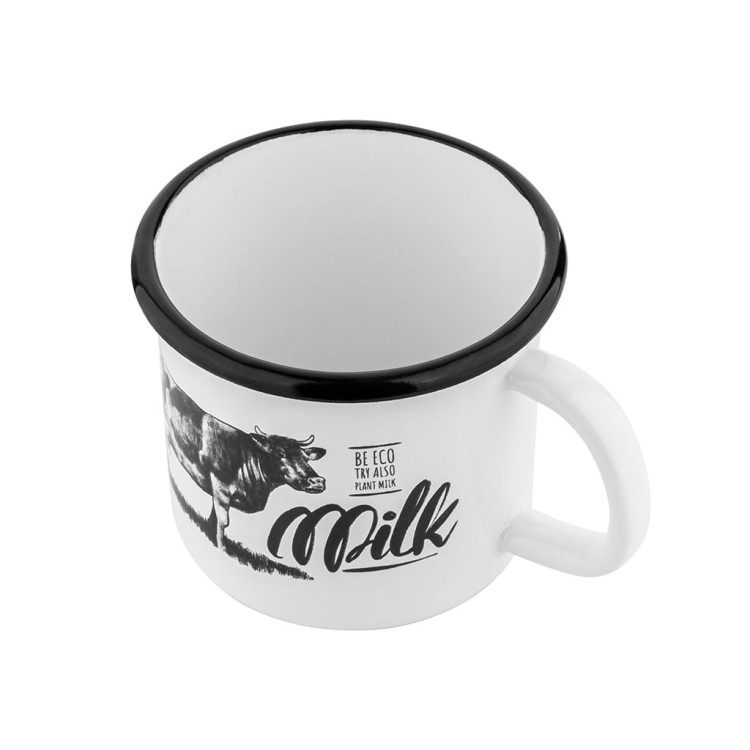 Kubek emaliowany do kawy herbaty prosty Emalia Polska Pleszew 500 ml Kubek emaliowany do kawy herbaty prosty Emalia Polska Pleszew 500 ml
