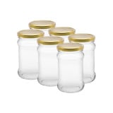 Słoik szklany 315 ml z zakrętką zestaw 6 sztuk