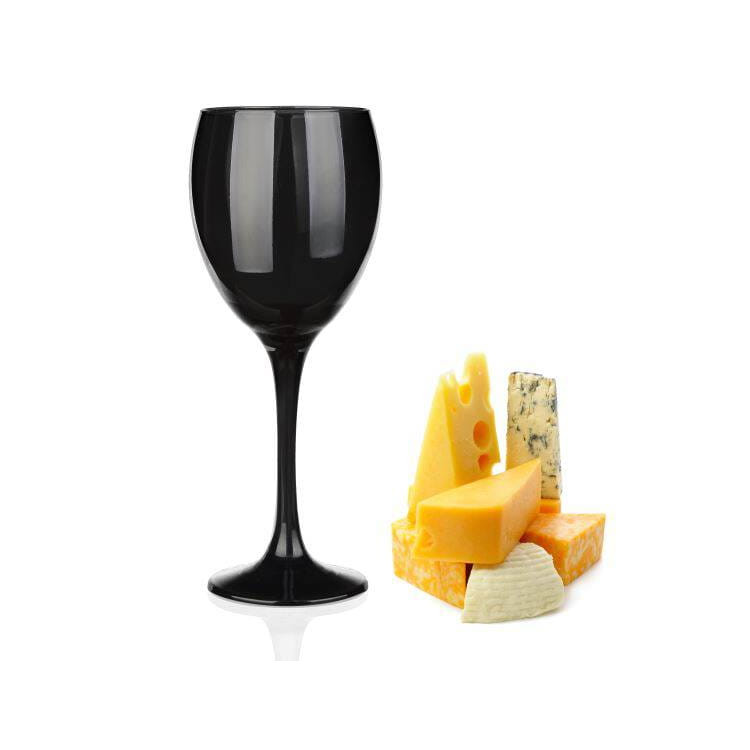 Kieliszki do wina Glasmark Czarne 300 ml komplet 6 sztuk Kieliszki do wina Glasmark Czarne 300 ml komplet 6 sztuk