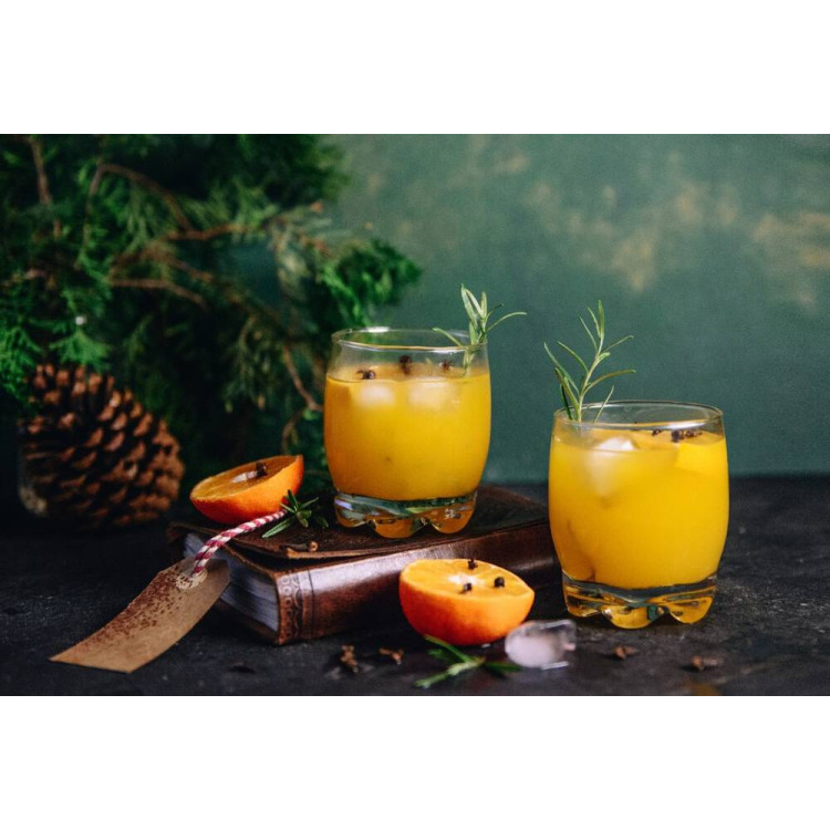 Zestaw 6 szklanek 250 ml i 6 kieliszków 25 ml z kolorowym dnem Glasmark