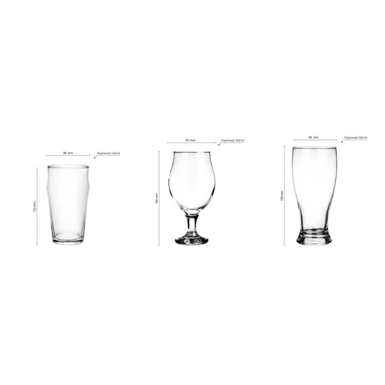 Zestaw konesera piwa Glasmark Piwosz zestaw 6 szklanek Zestaw konesera piwa Glasmark Piwosz zestaw 6 szklanek