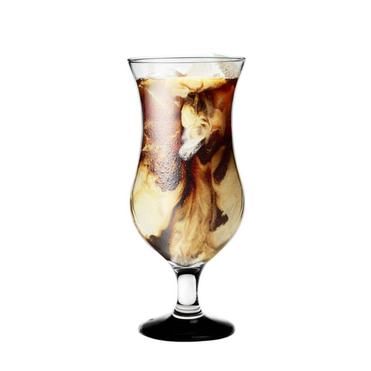 Kieliszki koktajlowe Glasmark szklanki na czarnej nóżce 420 ml zestaw 6 sztuk Kieliszki koktajlowe Glasmark szklanki na czarnej nóżce 420 ml zestaw 6 sztuk