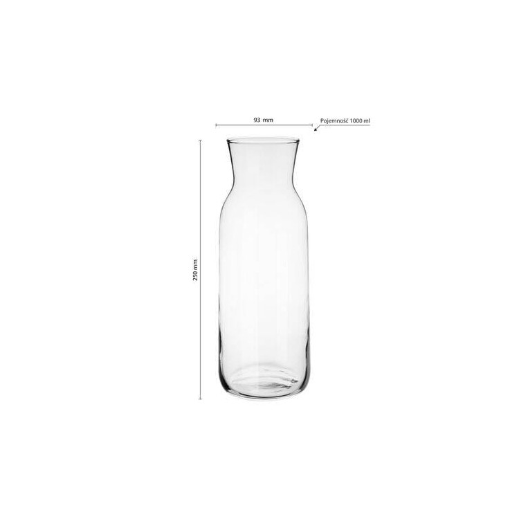 Karafka szklana Glasmark 1000 ml do wody soków napojów Karafka szklana Glasmark 1000 ml do wody soków napojów