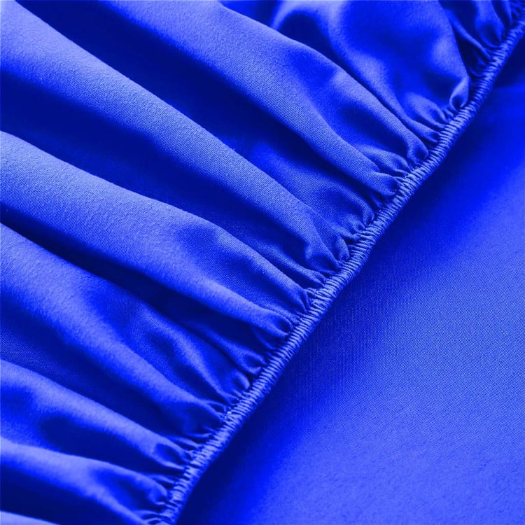 Prześcieradło 180x200 jersey bawełniane grube z gumką niebieskie Prześcieradło 180x200 jersey bawełniane grube z gumką niebieskie