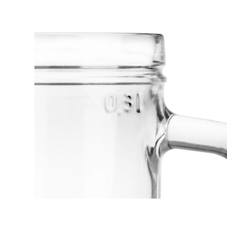Kufel do piwa wysoki Glasmark 300 ml z uchem szklany Kufel do piwa wysoki Glasmark 300 ml z uchem szklany