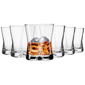 Szklanki do whisky X-Line Krosno zestaw 6 szklanek 290 ml