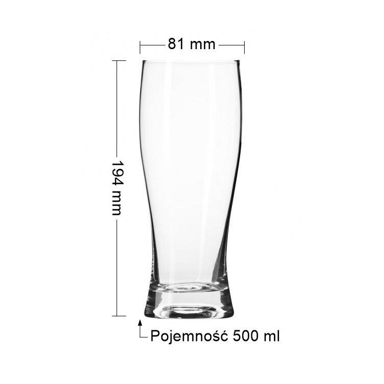 Szklanki do piwa kufle Glasmark 500 ml zestaw 6 szklanek Szklanki do piwa kufle Glasmark 500 ml zestaw 6 szklanek