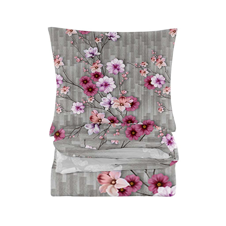 Pościel 160x200 bawełniana 3D satynowa Cotton World komplet 4 części z prześcieradłem 2333 Pościel 160x200 bawełniana 3D satynowa Cotton World komplet 4 części z prześcieradłem 2333