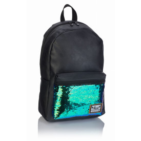 Plecak szkolny jednokomorowy młodzieżowy Blue Scales Fashion Hash