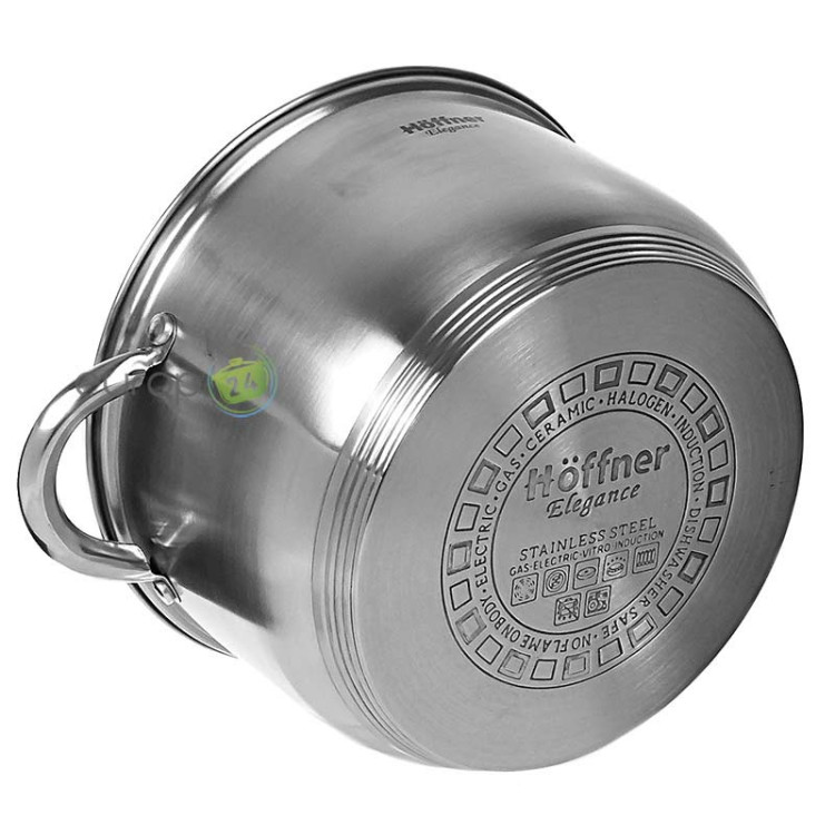 Garnki kuchenne Hoffner HF 4448 10 zestaw komplet garnek gaz INDUKCJA Garnki kuchenne Hoffner HF 4448 10 zestaw komplet garnek gaz INDUKCJA