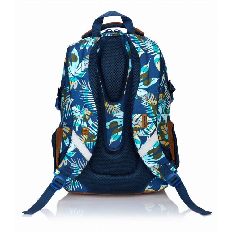 Plecak szkolny czterokomorowy młodzieżowy Blue Jungle Head Plecak szkolny czterokomorowy młodzieżowy Blue Jungle Head