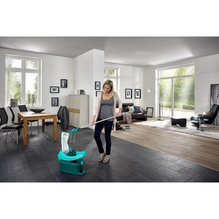 Mop LEIFHEIT 55096 profi XL zestaw wiadro z kółkami Mop LEIFHEIT 55096 profi XL zestaw wiadro z kółkami