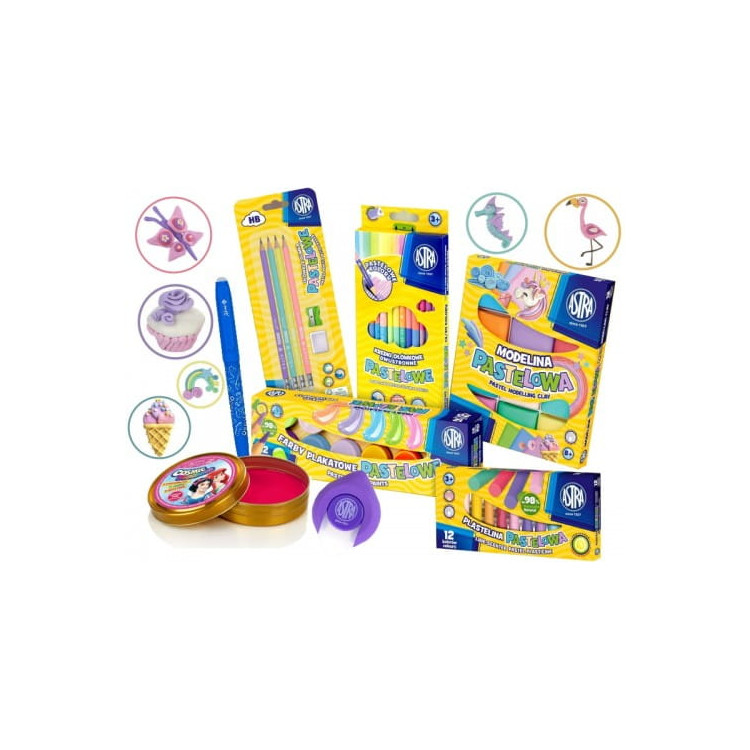 Zestaw plastyczny PasteLOVE Wyprawka szkolna
