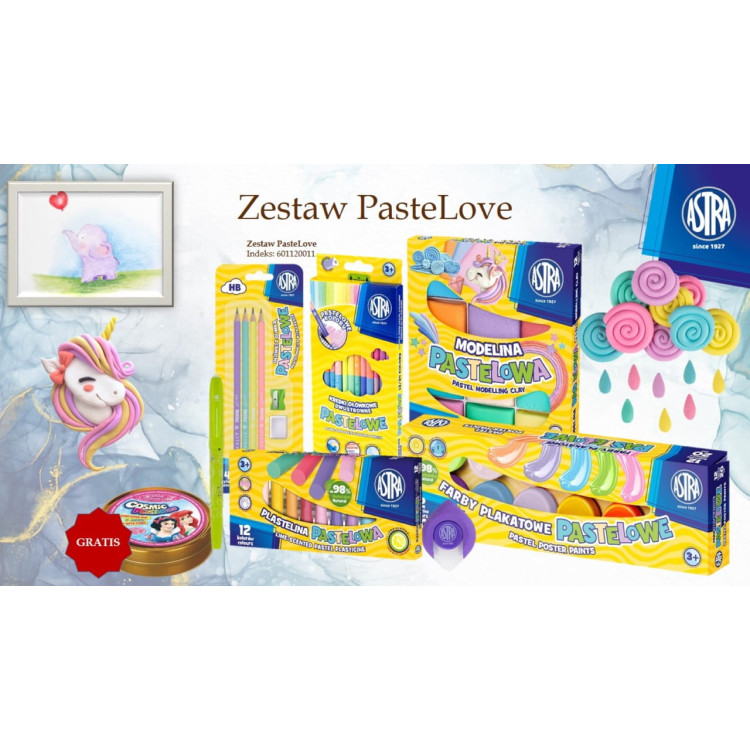 Zestaw plastyczny PasteLOVE Wyprawka szkolna