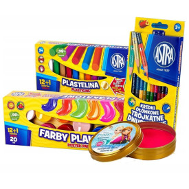 Mini zestaw plastyczny Astra - plastelina inteligentna Frozen gratis Wyprawka szkolna