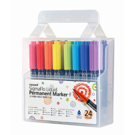 Markery pernamentne SigmaFlo F 122 - zestaw 24 kolorów