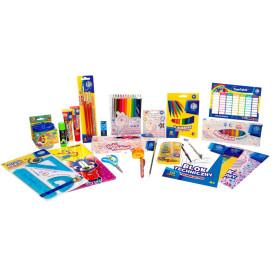 Wyprawka szkolna jednorożec (XL) 23el zestaw dla dzieci