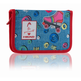 Piórnik jednokomorowy bez wyposażenia Cool Girl Head