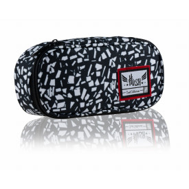 Saszetka - piórnik Black Terrazzo Hash