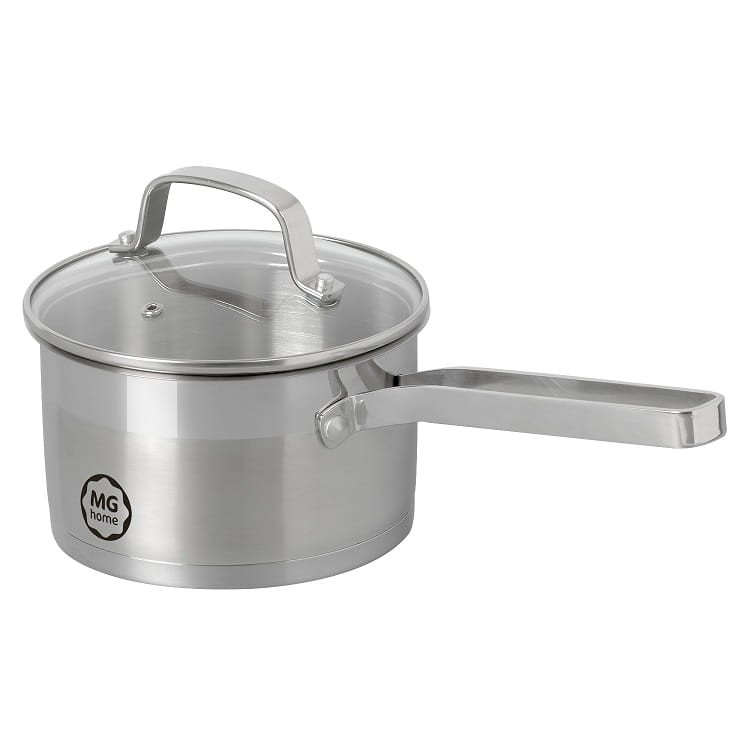 Rondel ze stali nierdzewnej 16cm z pokrywką MG Home Professional
