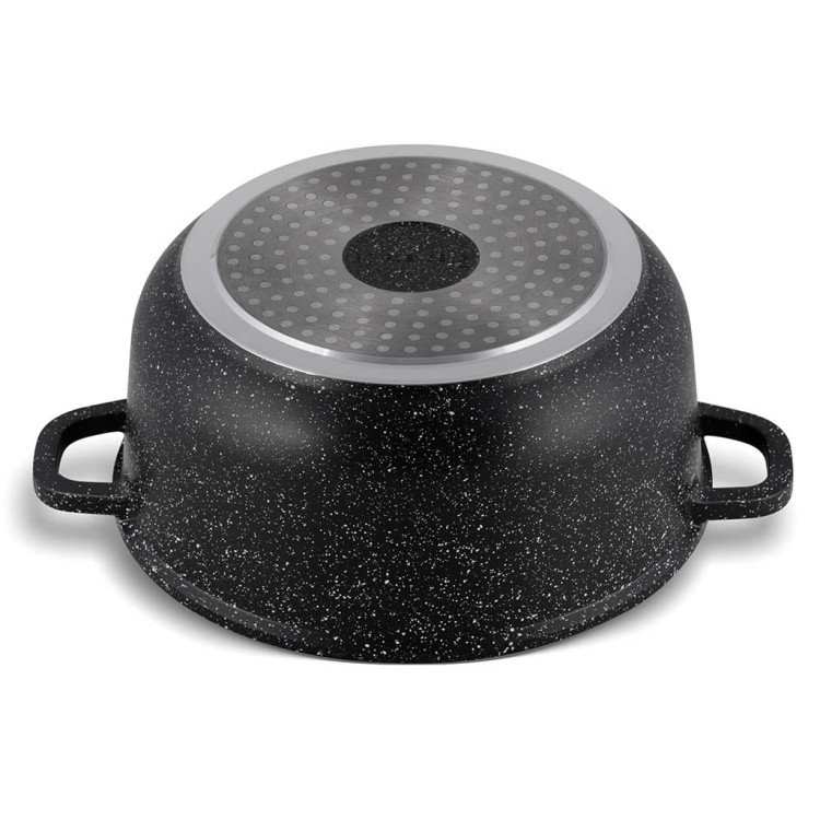 Garnek marmurowy z pokrywką Edenberg EB 8119 5.6L na indukcję 26 cm Garnek marmurowy z pokrywką Edenberg EB 8119 5.6L na indukcję 26 cm