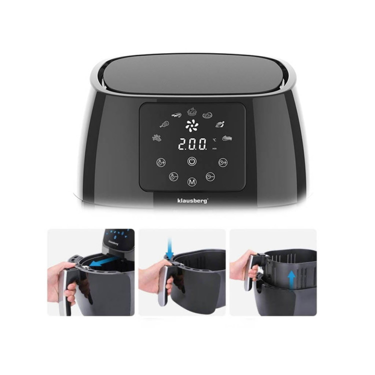 Frytkownica beztłuszczowa wielofunkcyjna Klausberg KB 7551 Air Fryer 4.5L 1400W