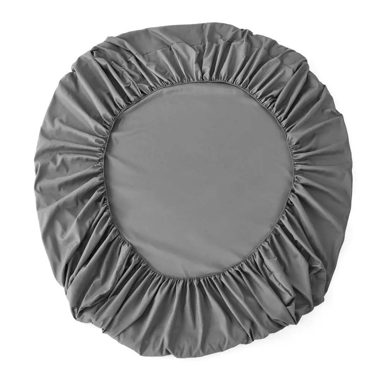 Prześcieradło 140x200 jersey bawełniane grube z gumką szare Prześcieradło 140x200 jersey bawełniane grube z gumką szare