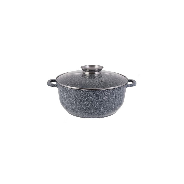 Garnek marmurowy z pokrywką Klausberg 7522 4.5L na indukcję 24 cm