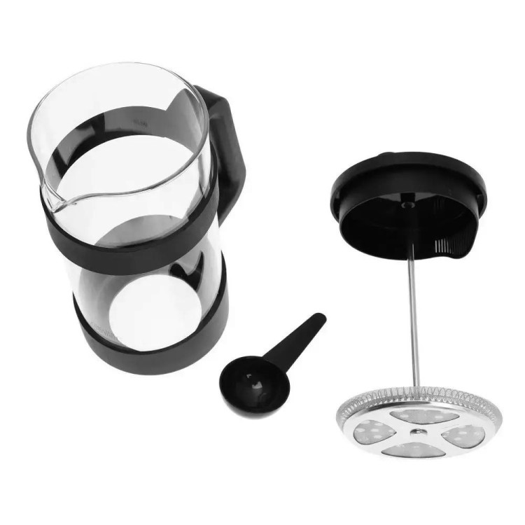 Szklany zaparzacz tłokowy do herbaty kawy ziół 350 ml Kinghoff KH 1397 Szklany zaparzacz tłokowy do herbaty kawy ziół 350 ml Kinghoff KH 1397