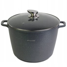 Garnek granitowy 28cm z pokrywką 10.0 L Kamille 4428