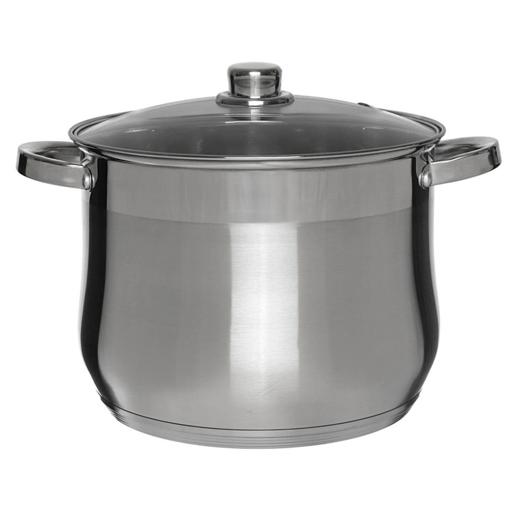 Garnek ze stali Klausberg KB 7167 Gaz Indukcja 18.7 L stalowy z pokrywką