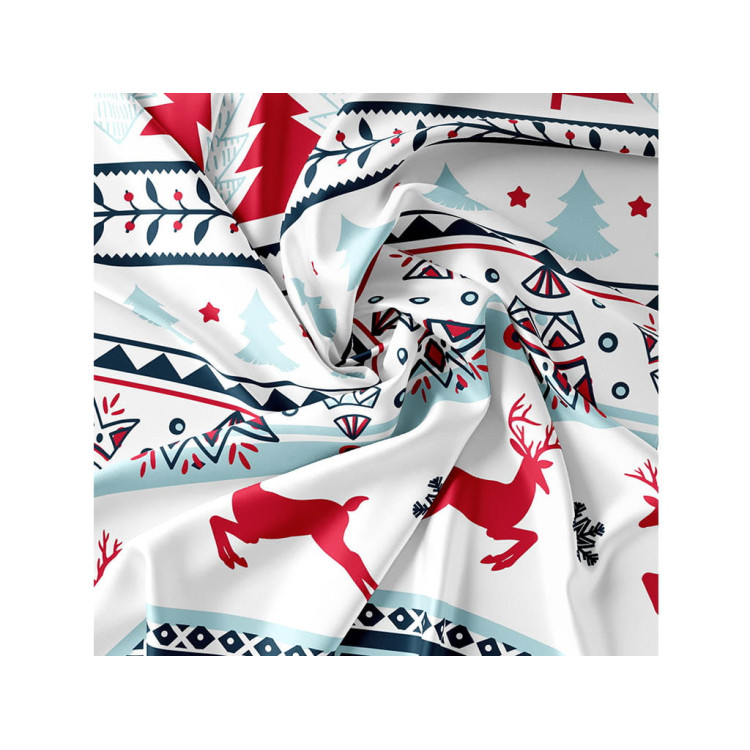 Pościel świąteczna 140x200 bawełna satynowa 3D Cotton World gruba 2 części 2411 Pościel świąteczna 140x200 bawełna satynowa 3D Cotton World gruba 2 części 2411
