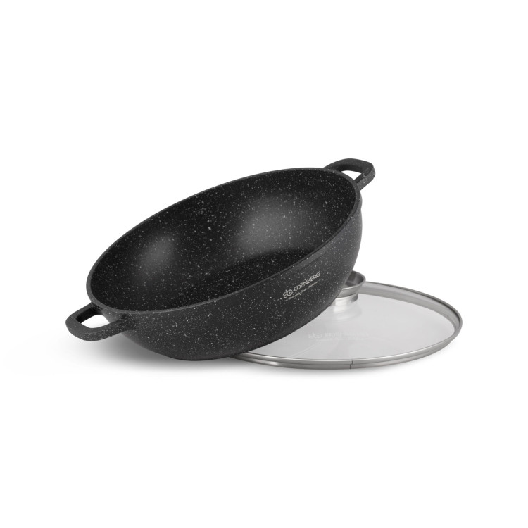 Garnek Marmurowy 32 cm EB 8135 Edenberg Brytfanna 5.5L płytka
